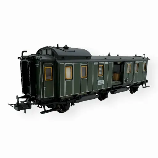 [OZTR3737] Fourgon à bagages 3 essieux 2 portes coulissantes - Trix 3737 - HO 1/87 - DR 