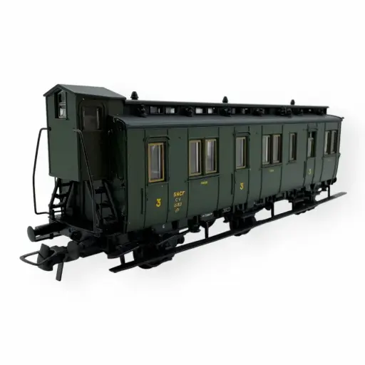 [OZRO44224A] Voiture '3 pattes' avec guérite - Roco 44224A - HO 1/87 - SNCF - Ep III - 2R