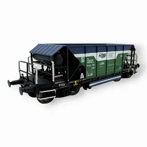 [AL683029] Wagon trémie Faccpp bleu/vert - Albert Modell 683029 - HO 1/87 - SK-ZOS - Ep VI - 2R