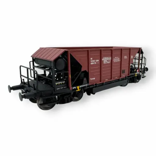 [AL683032] Wagon trémie Faccpp marron - Albert Modell 683032 - HO 1/87 - BDZ - Ep V - 2R