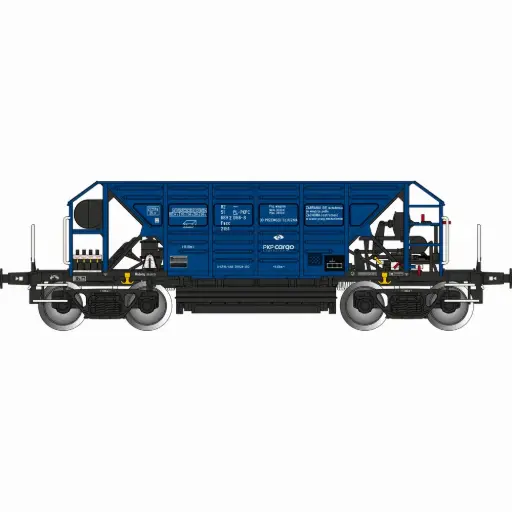 [AL689047] Wagon trémie Facc bleu - Albert Modell 689047 - HO 1/87 - PL-PKPC - Ep VI - 2R