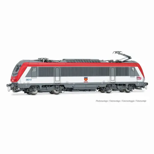 [HJ2479S] Locomotive électrique tri-tension BB 36013 « Bonnencontre », livrée rouge/argent - Jouef HJ2479S - HO 1/87 - SNCF - Ep VI - Digital sound - 2R