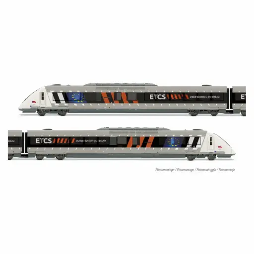 [HJ2481] Autorail diesel bicaisse X 72500, véhicule d'essai ETCS - Jouef HJ2481 - HO 1/87 - SNCF - Ep VI - Analogique - 2R