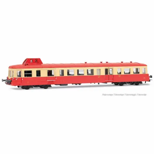 [HJ2623] Autorail diesel X 3800, rouge et crème à toit rouge - Jouef HJ2623 - HO 1/87 - SNCF - Ep III-IV - Analogique - 2R