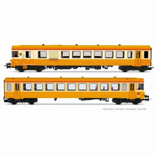 [HJ2627] Autorail diesel bicaisse X 4790, livrée orange/grise - Jouef HJ2627 - HO 1/87 - SNCF - Ep IV - Analogique - 2R