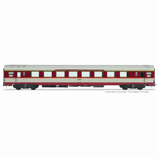 [HJ4204] Voiture complémentaire « Le Capitole » 1985, B8tu (ex-A8tu) - Jouef HJ4204 - HO 1/87 - SNCF - Ep IV - 2R