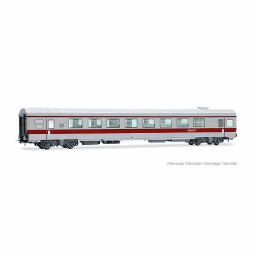 [HJ4212] Voiture de mesure spécialisée dans les transmissions sol train, ex A3rtu - SNCF - livrée rouge / grise - JOUEF HJ4212 - HO 1/87 - Ep. IV