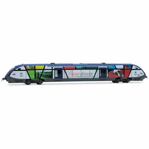 [HN2683S] Autorail diesel X 73551 « Imaginalsace » - Arnold HN2683S - N 1/160 - SNCF - Ep VI - Digital sound - 2R
