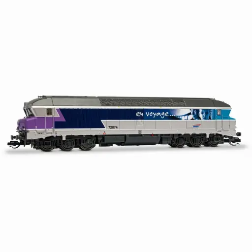 [HN9087] Locomotive diesel CC 72074 « En Voyage » - Arnold HN9087 - TT 1/120 - SNCF - Ep V - Analogique - 2R