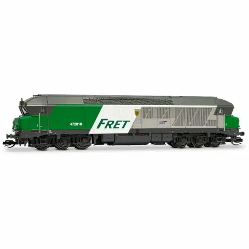 [HN9088] Locomotive diesel CC 72010 « FRET » - Arnold HN9088 - TT 1/120 - SNCF - Ep V - Analogique - 2R