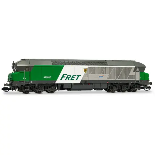[HN9088HM] Locomotive diesel CC 72010 « FRET » - Arnold HN9088HM - TT 1/120 - SNCF - Ep V - Digital sound - 2R