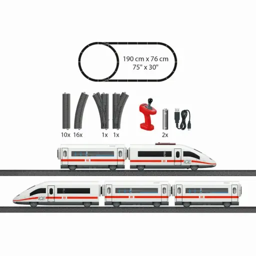 [MA29420] Coffret de départ "ICE 3" - Märklin My World 29420 - HO 1/87 - DB - Digital sound