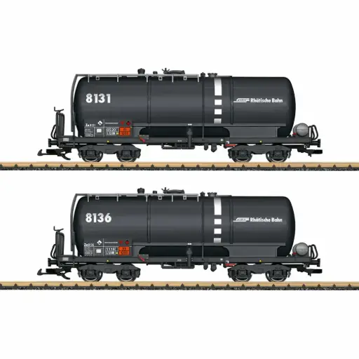[LG47835] Coffret de 2 wagons citernes - LGB 47835 - G 1/22,5 - RhB - Ep VI - 2R