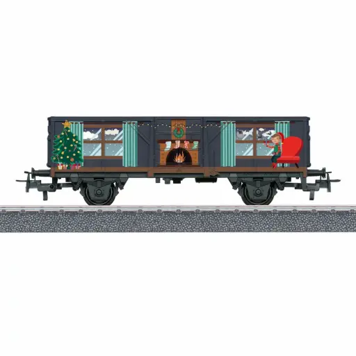 [MA44126] Wagon tombereau de Noël avec module lumineux - Märklin Start Up 44126 - HO 1/87