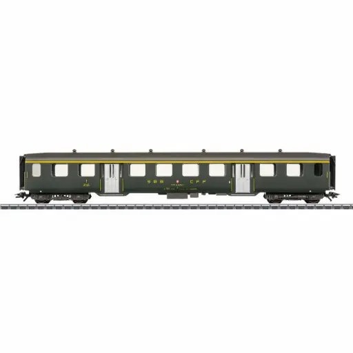 [MA43363] Voiture voyageurs 1re classe en acier léger - Märklin 43363 - HO 1/87 - CFF/SBB/FFS - Ep IV - 3R