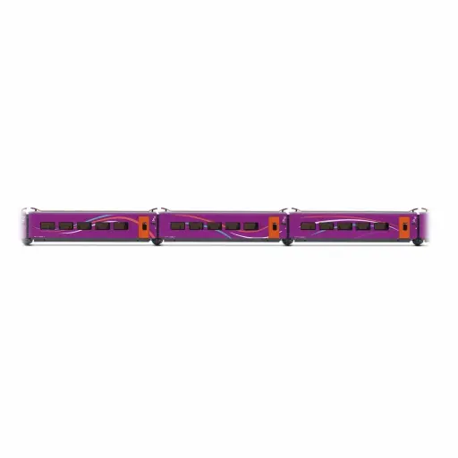 [HE3003] Rame complémentaire de 3 unités du TGV « AVLO », n° 3/3, livrée violette - Electrotren HE3003 - HO 1/87 - RENFE - Ep VI - 2R
