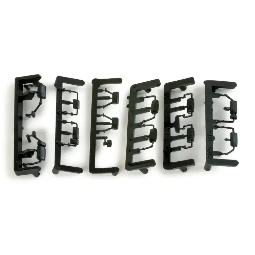 [HE052764] Rétroviseurs de camions Herpa (génération années 80) - Herpa 052764 - HO 1/87