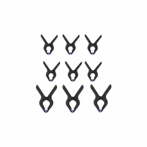 [NO60105] 9 pinces en nylon - Noch 60105 - Échelle universelle