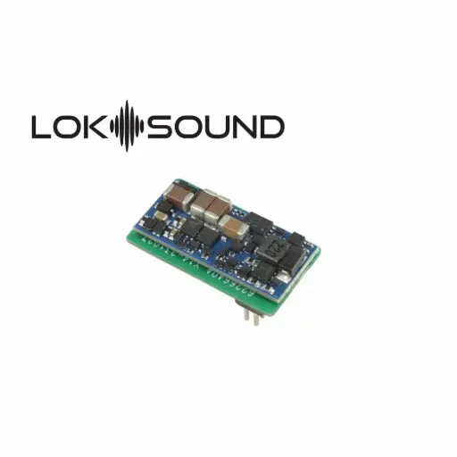 [ES58914] Décodeur sonore Nano DCC vierge, PluX16, Loksound V5 - Esu 58914 - N 1/160 / TT 1/120
