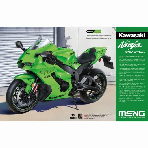 [MEMT-008] Kawasaki Ninja ZX-10RR - Meng Model MT-008 - 1/9