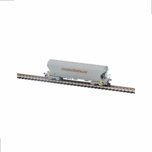 [AZW01-TM1] Wagon céréalier TRANSCEREALES marron - Azar Models W01-TM1 - HO 1/87 - Ep IV-V - 2R