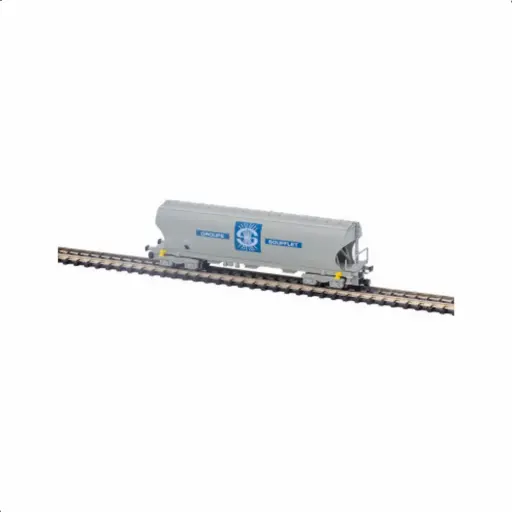 [AZW01-SF1] Wagon céréalier SOUFFLET à bogies - Azar Models W01-SF1 - Z 1/220 - SNCF - Ep IV - 2R