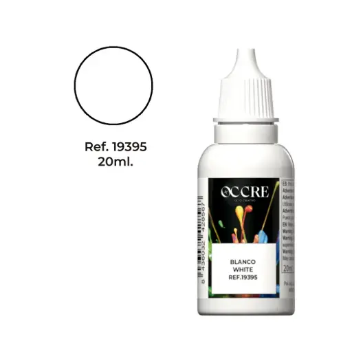 [OC19395] Peinture acrylique blanc 20ml - Occre 19395