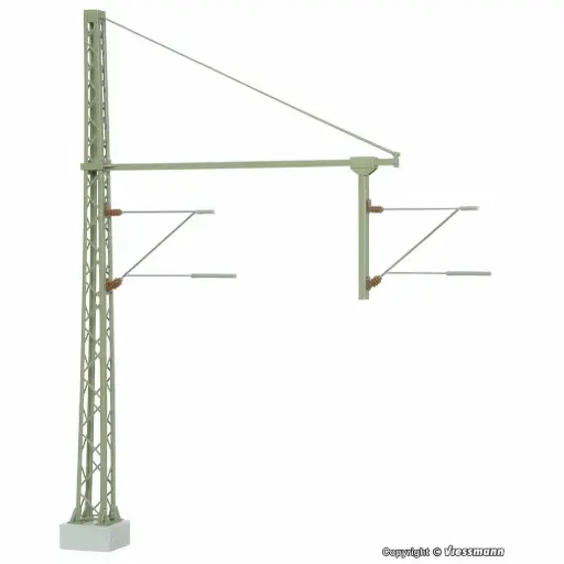 [VI4160] Mats de ligne double pour caténaires métal - Viessmann 4160 - HO 1/87