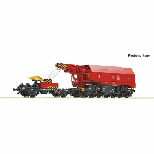 [RO7310070] Grue ferroviaire numérique - Roco 7310070 - HO 1/87 - DB-AG - Ep VI - Digital sound - 2R