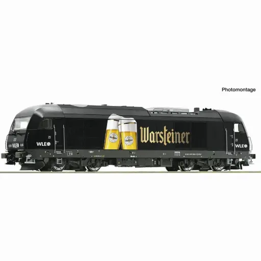 [RO7300104] Locomotive diesel 22 « Warsteiner » WLE - Roco 7300104 - HO 1/87 - Privée - Ep VI - Analogique - 2R