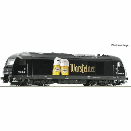 [RO7310104] Locomotive diesel 22 « Warsteiner » WLE - Roco 7310104 - HO 1/87 - EINSTELLER - Ep VI - Digital sound - 2R