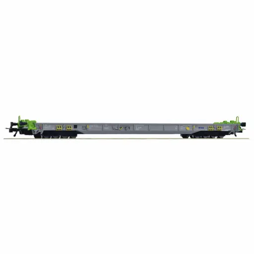 [RO6600172] Wagon à plancher surbaissé - Roco 6600172 - HO 1/87 - BLS - Ep VI - 2R