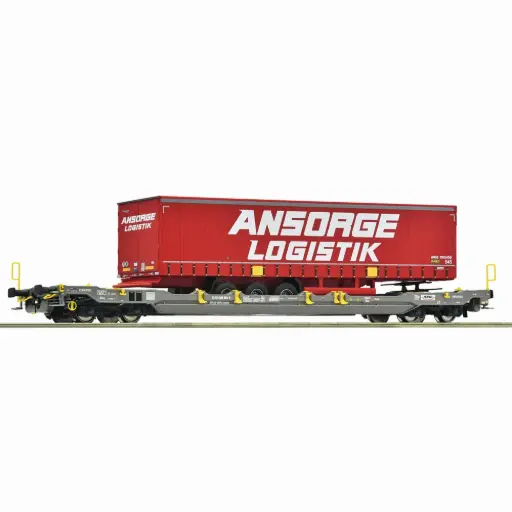 [RO6600222] Wagon-poche T5 - Roco 6600222 - HO 1/87 - HUPAC - Ep VI - 2R
