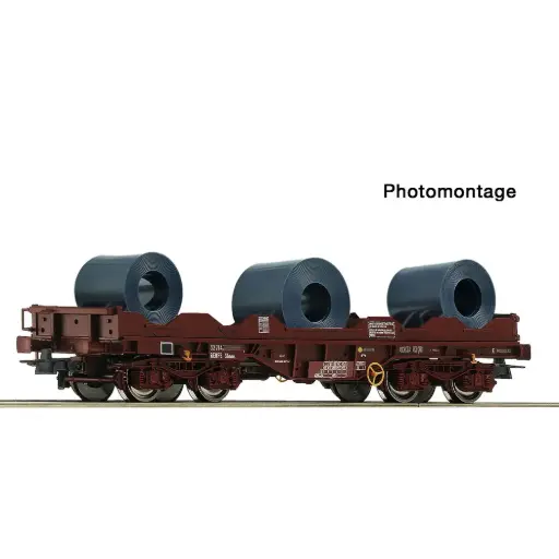 [RO6600198] Wagon porte-coils sans capots de protection, type Shimms - Roco 6600198 - HO 1/87 - RENFE - Ep IV - 2R