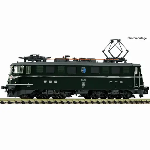 [FL7560037] Locomotive électrique Ae 6/6 11407 CFF - Fleischmann 7560037 - N 1/160 - SBB - Ep V - Analogique - 2R