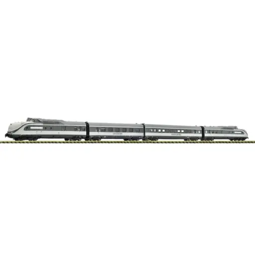 [FL7760009] Set 4 éléments : automotrice diesel Class 601 « Zughotel » - Fleischmann 7760009 - N 1/160 - RailAdventure - Ep VI - Analogique - 2R