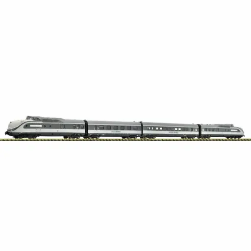 [FL7770009] Set 4 éléments : automotrice diesel Class 601 « Zughotel » - Fleischmann 7770009 - N 1/160 - RailAdventure - Ep VI - Digital sound - 2R