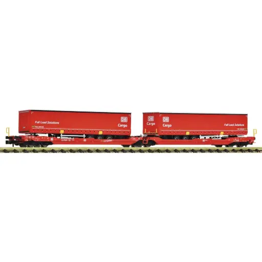 [FL6660103] Wagon articulé à double poche T3000e - Fleischmann 6660103 - N 1/160 - DB AG - Ep VI - 2R