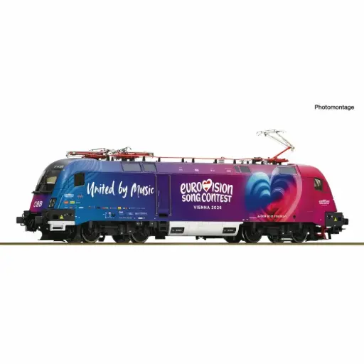[RO7510240 ] Locomotive électrique 1116 203-1 « Eurovision Song Contest 2026 » - Roco 7510240 - HO 1/87 - ÖBB - Ep VI - Digital sound - 2R