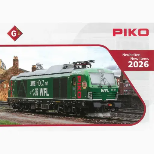 [P99726D] Prospectus Piko nouveautés 2026 Anglais/Allemand - Piko P99726D - G 1/22,5