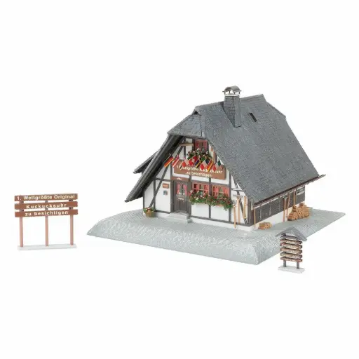 [FA130011] 1er plus grand coucou du monde avec figurine, modèle anniversaire - Faller 130011 - HO 1/87