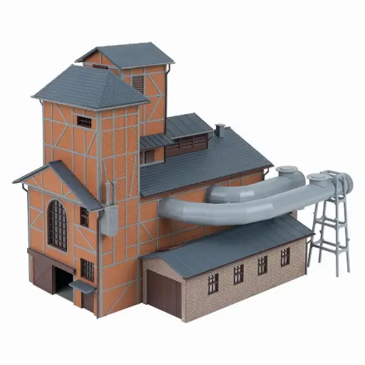 [FA130024] Salle des soufflantes avec tuyauterie - Faller 130024 - HO 1/87