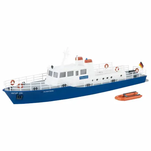 [FA131019] Bateau de police, kit - Faller 131019 - HO 1/87