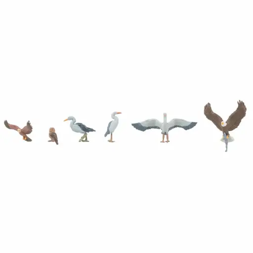 [FA151931] 6 oiseaux sauvages - Faller 151931 - HO 1/87