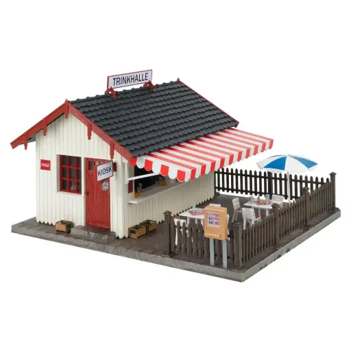 [FA331111] Kiosque à bière avec terrasse - Faller 331111 - G 1/22.5