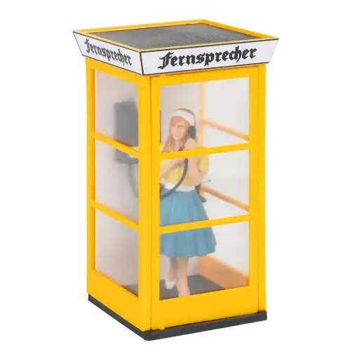 [FA333231] Cabine téléphonique avec figurine - Faller 333231 - G 1/22,5
