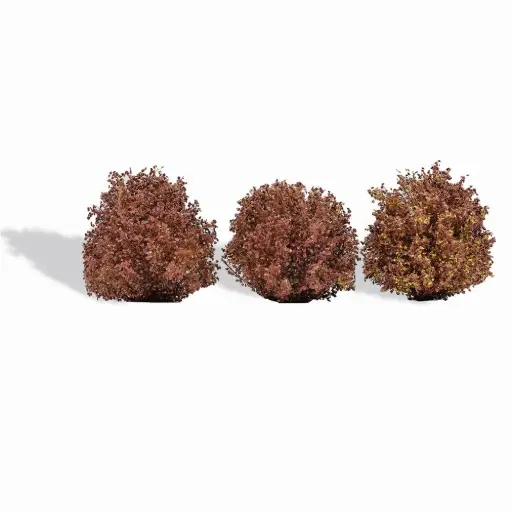 [BU3609] 3 Arbustes, automne - Busch 3609 - HO 1/87