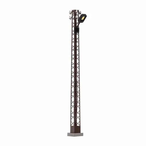 [BU8742] Mât lumineux en treillis, rouillé - Busch 8742 - TT 1/120