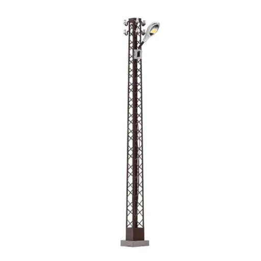 [BU8743] Mât lumineux en treillis, rouillé - Busch 8743 - TT 1/120