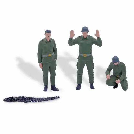 [BU10730] Trois soldats - Busch 10730 - O 1/43